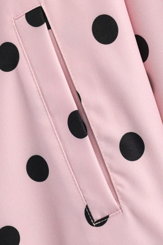 Polka Dot Pink Jacket
