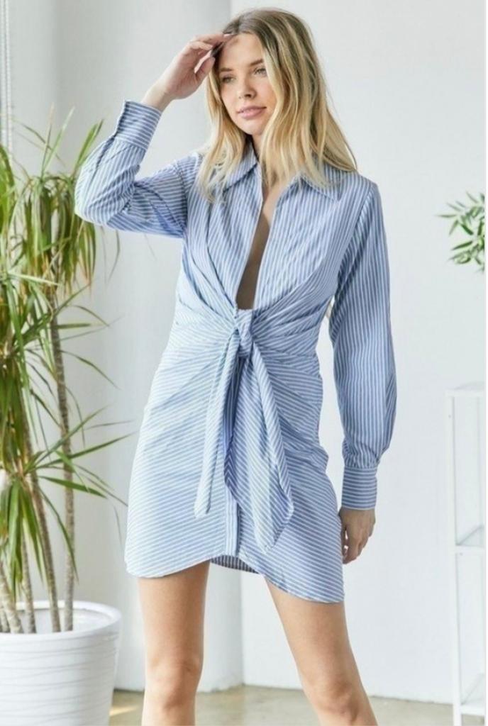 Blue Stripes Dress