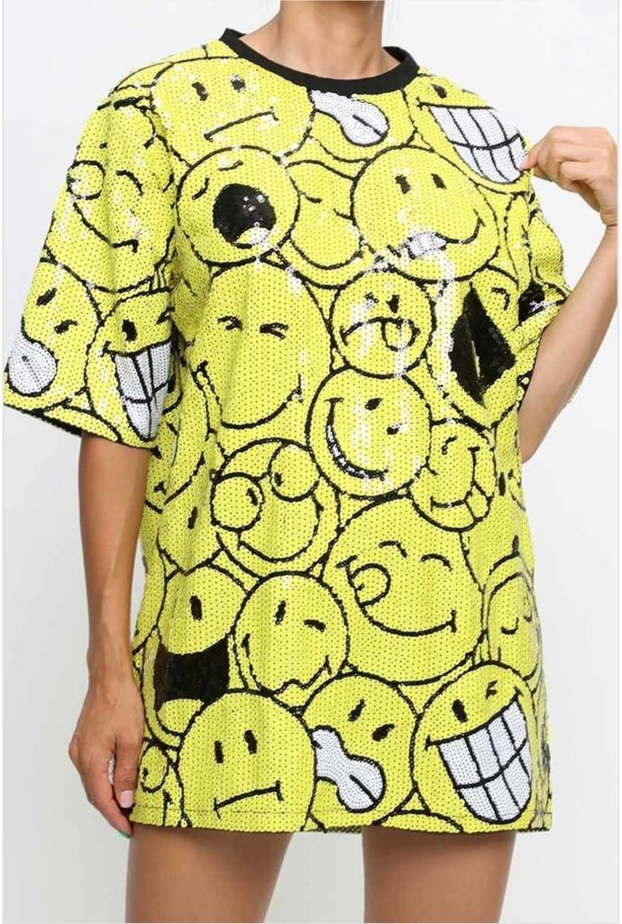 Faces Mini Dress