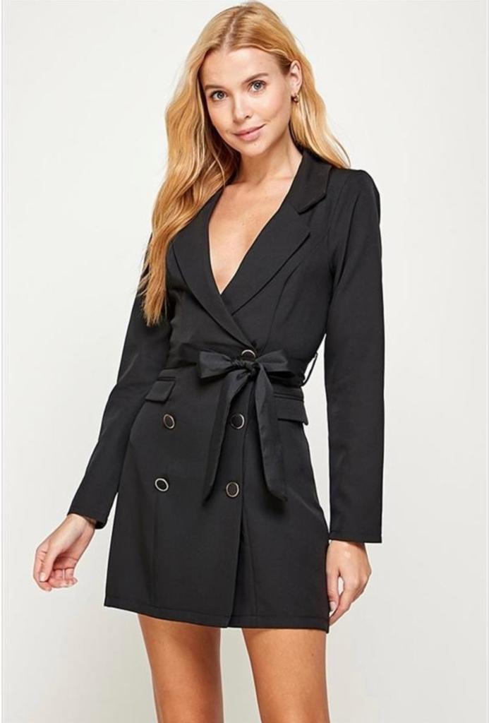 Black Blazer Dress