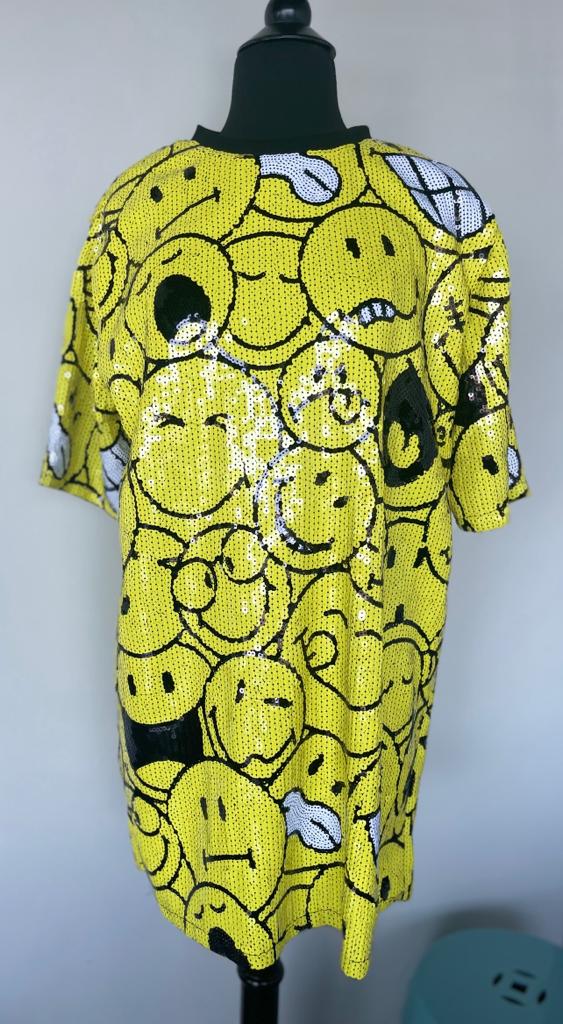 Faces Mini Dress