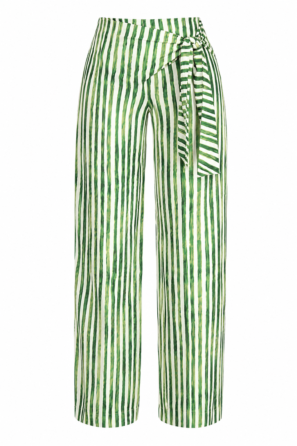 Green Striped Pants