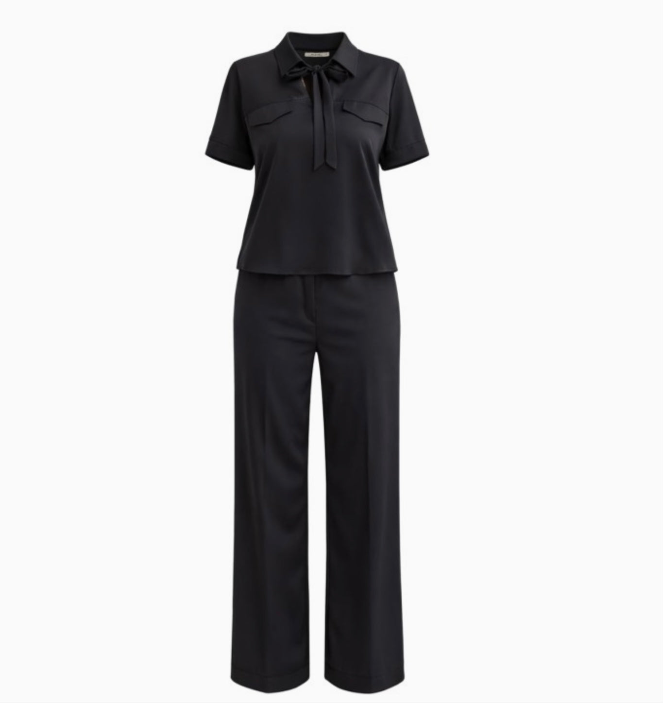 Black Short Sleve Set