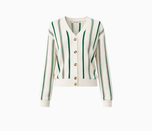 Classic Stripes Knit Cardigan