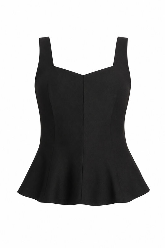 Peplum Fitted Top
