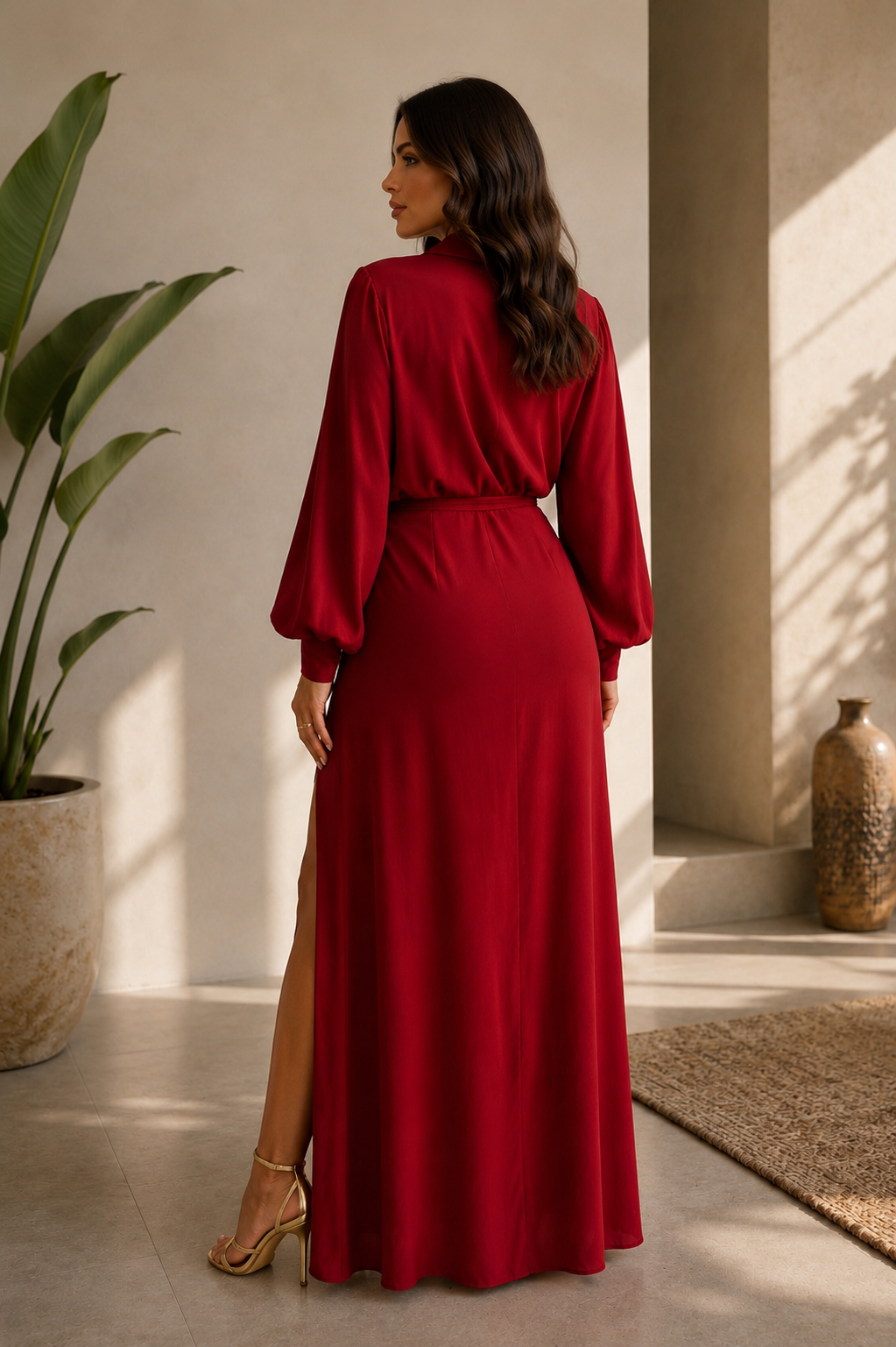 Scarlet Fringe Dress